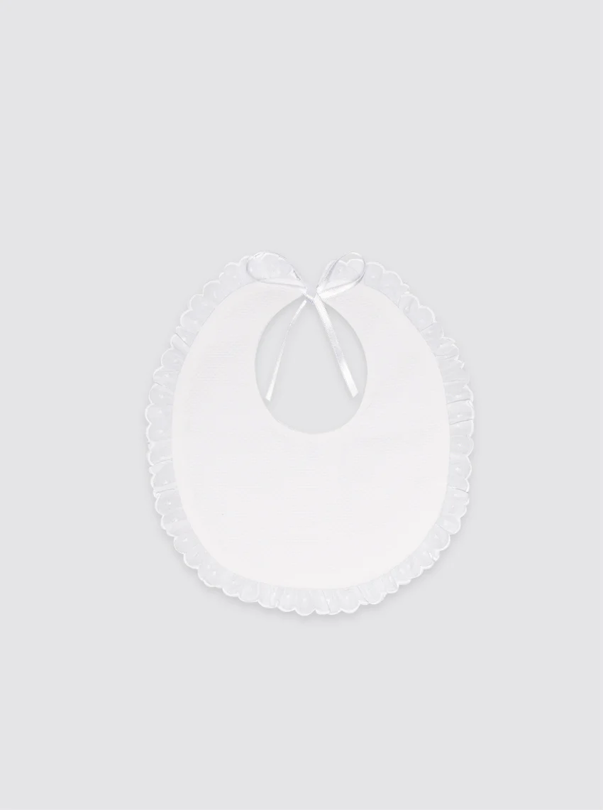 Babero de Baba Con Rizo Impermeable Un Panete