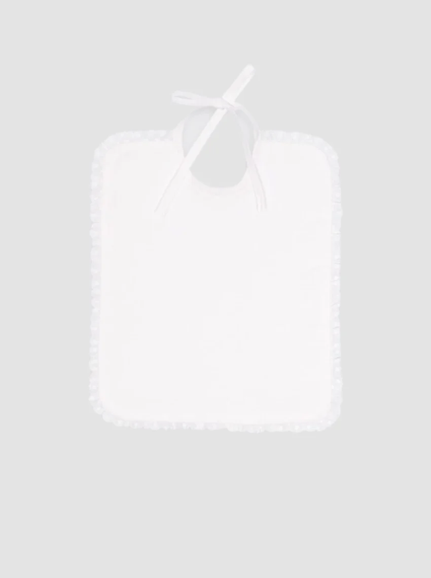 Babero de baba Grande Con Rizo Impermeable Un panete