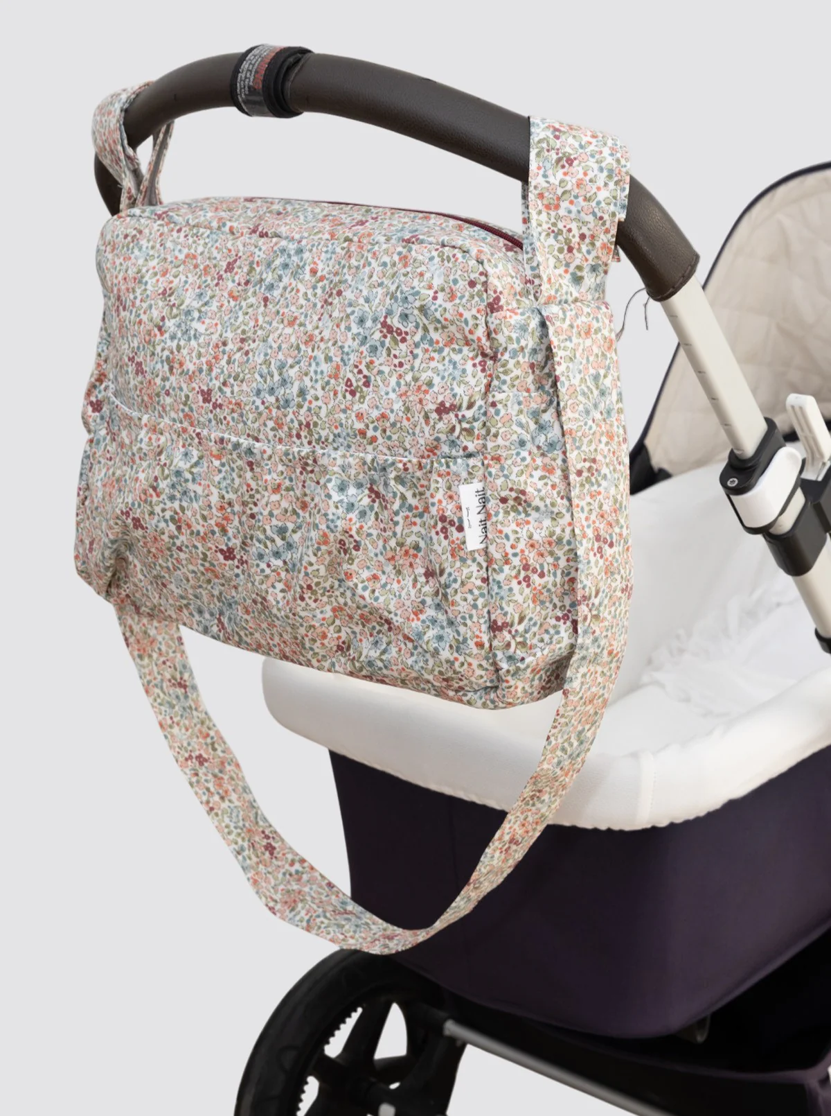 Bolsa de Carro Grande Impermeable Blanca Burdeos - Image 2