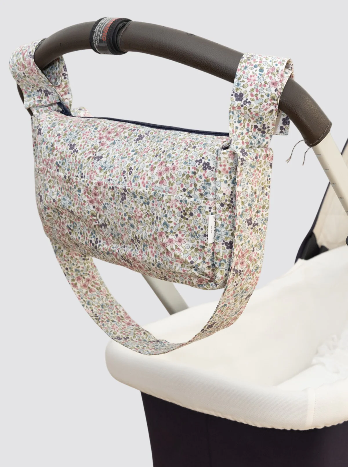 Bolsa de Carro Pequeña Impermeable Blanca Azul - Image 2