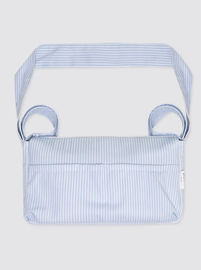 Bolsa de Carro Pequeña Rayas Celestes - Image 3