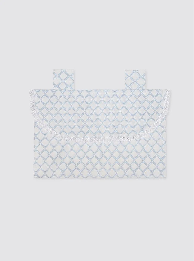 Bolsa de Pijama Con Tira Bordada Atenea Azul - Image 2