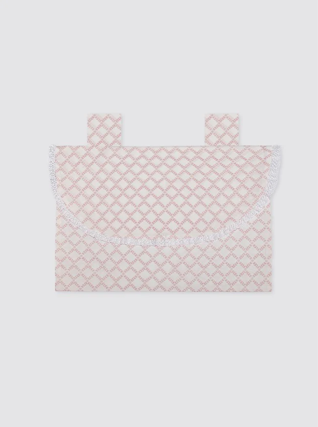 Bolsa de Pijama Con Tira Bordada Atenea Rosa