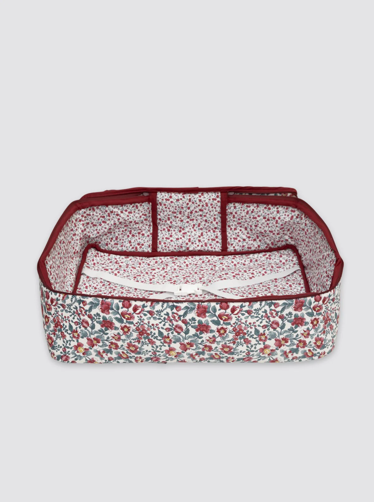 Bolsa Maternal Flor Pana Burdeos - Image 2