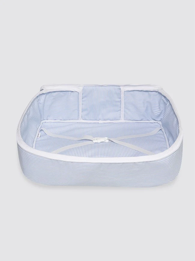 Bolsa Maternal Rayas Celestes - Image 3