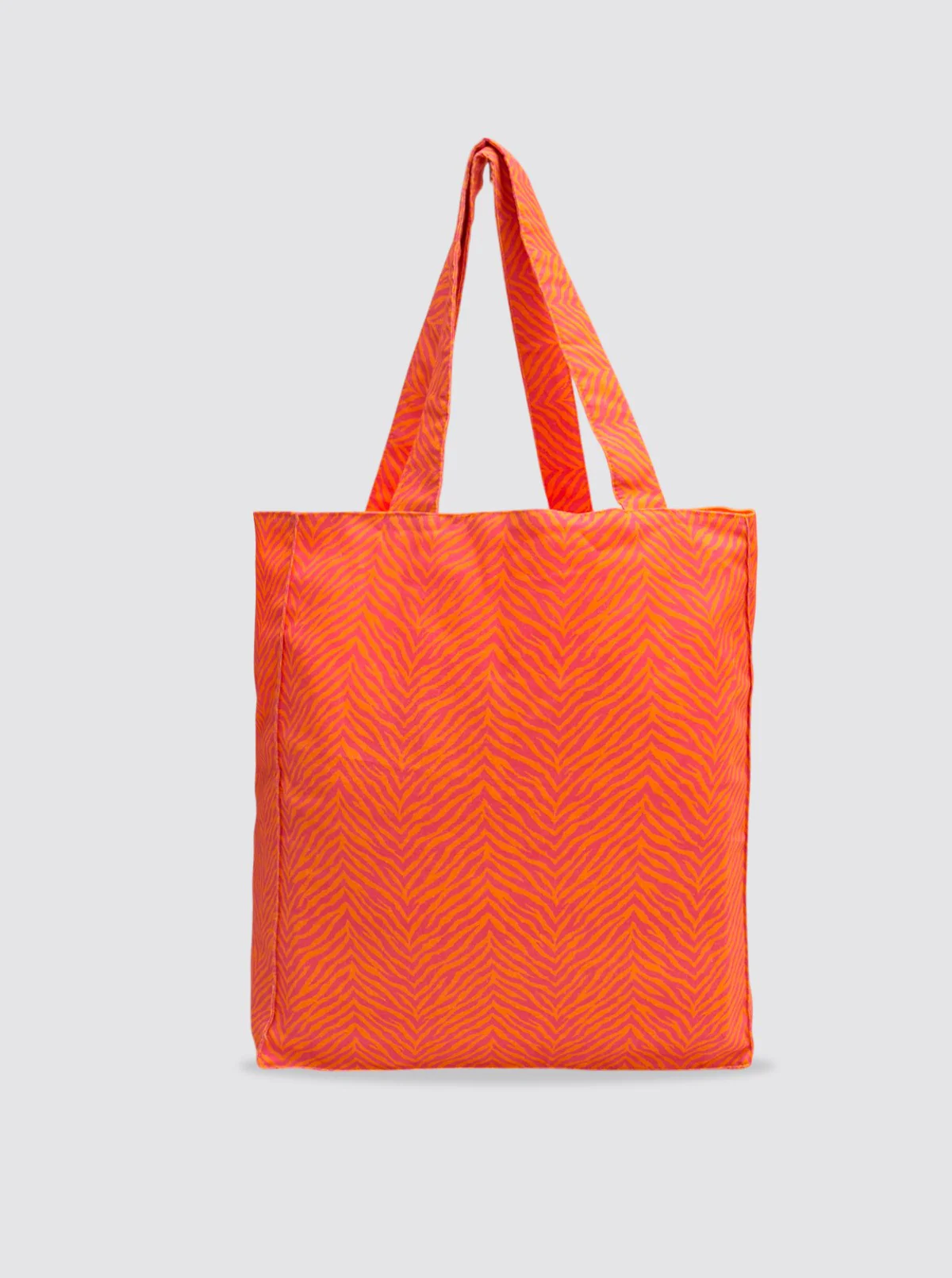 Bolso Shopper Animal Print Rosa