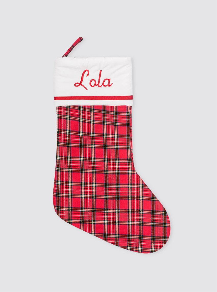 Calcetín Navidad Balmoral Rojo