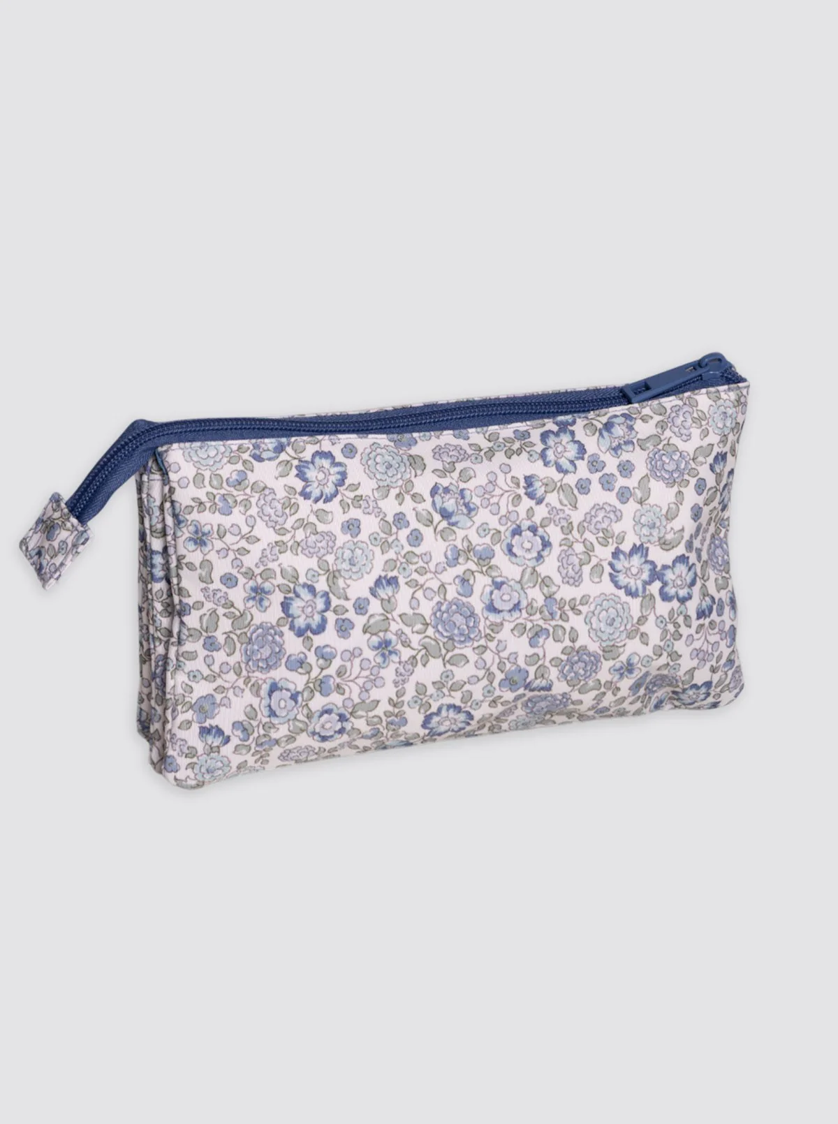 Estuche Portalápices Flores Nina Azul - Image 3