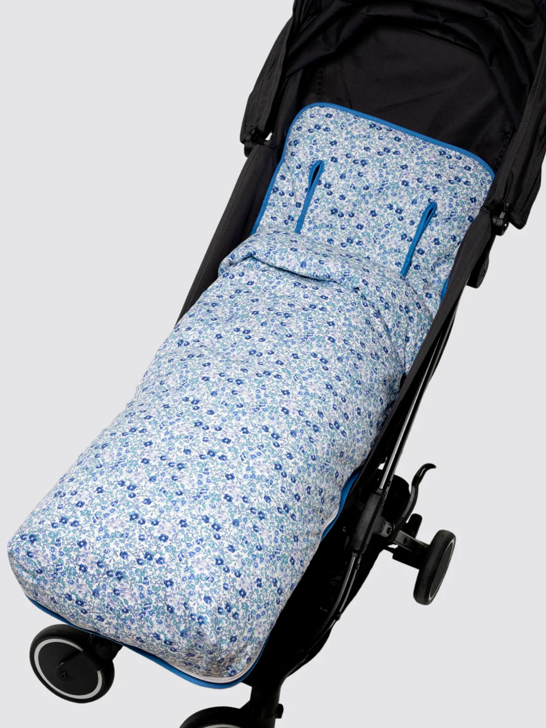 Funda de Silla con Saco Ligera Flor Lola Azul