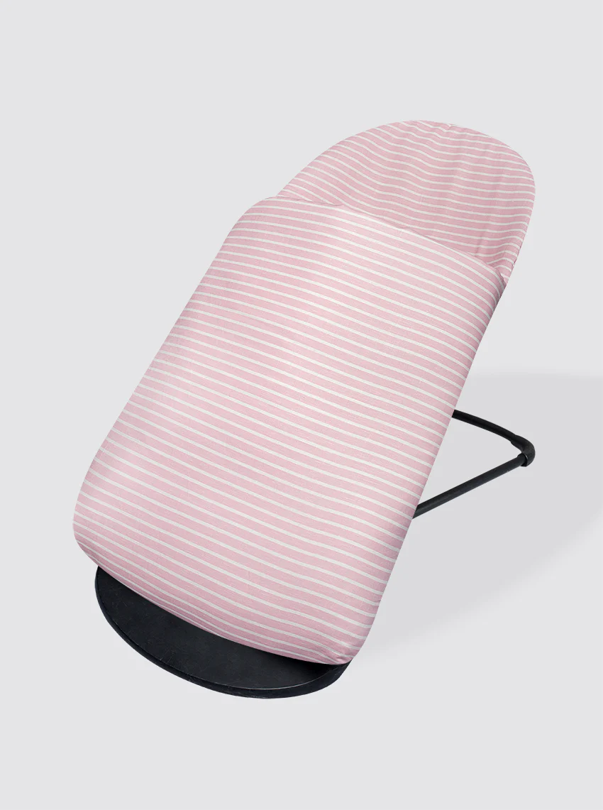 Funda para hamaca Babybjörn con Saco Rayas Horizontales Rosa