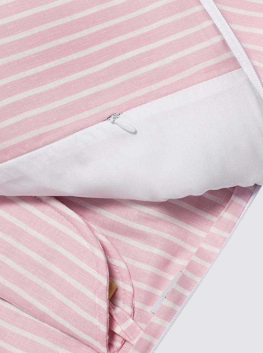 Funda para hamaca Babybjörn con Saco Rayas Horizontales Rosa - Image 3