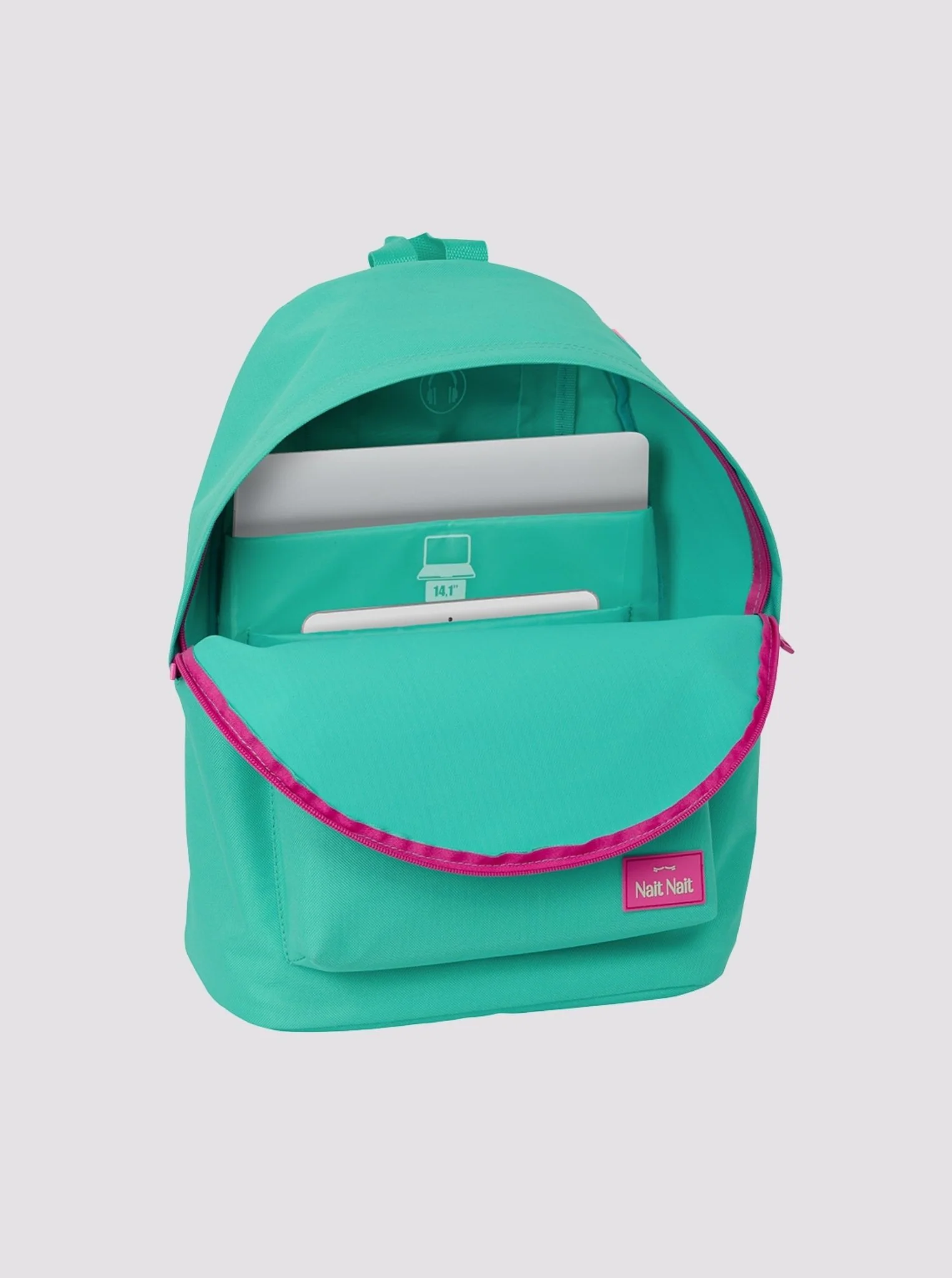 Mochila Grande Ordenador Verde Mint - Image 2