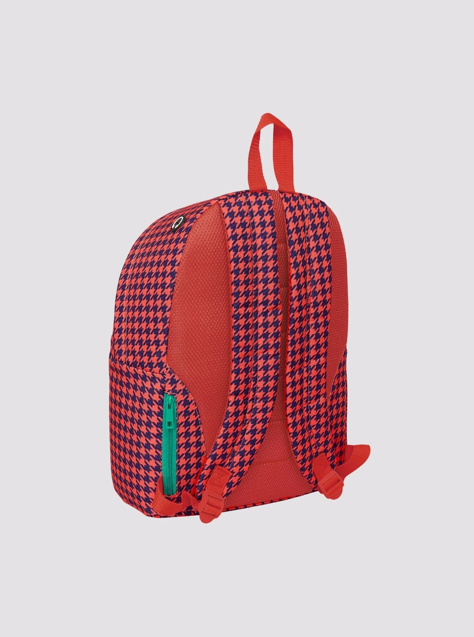 Mochila Grande Ordenador Pata de Gallo Coral - Image 3