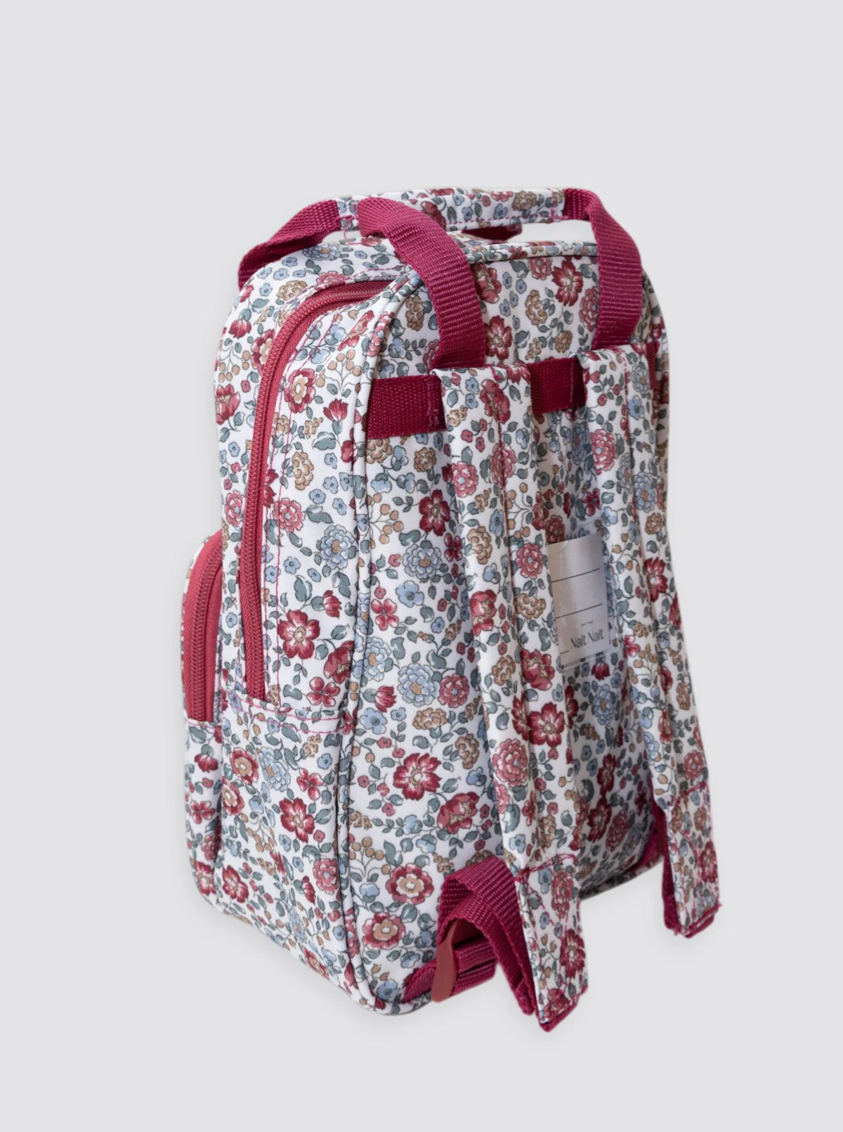 Mochila Infantil Flores Nina Burdeos - Image 3
