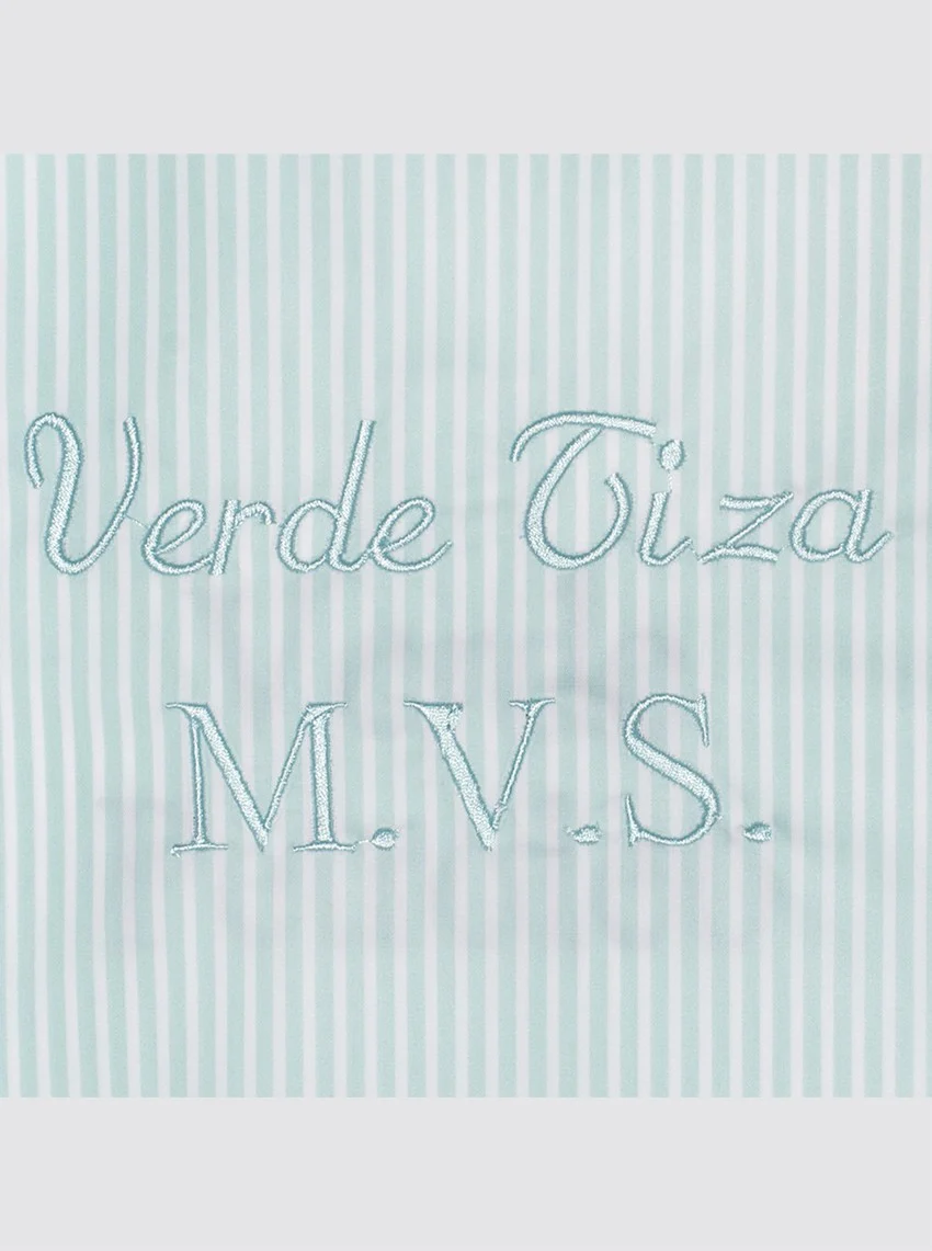 Neceser Impermeable Rayas Verde - Image 4