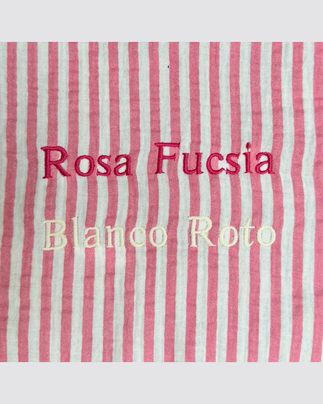 Saco Burbuja Bambula Rayas Rosas - Image 3