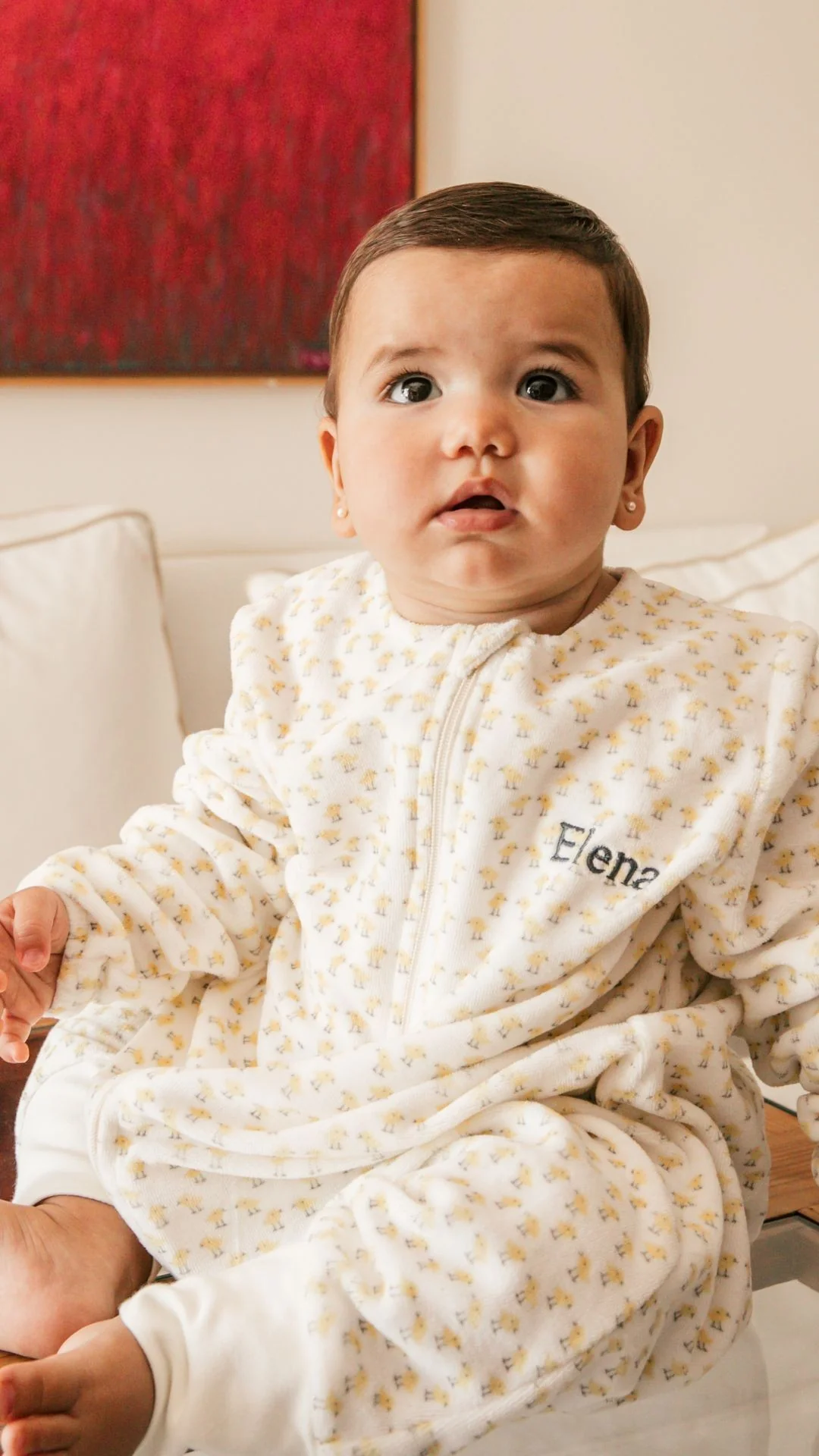 Pijama Burbuja con Mangas Pollitos Amarillos
