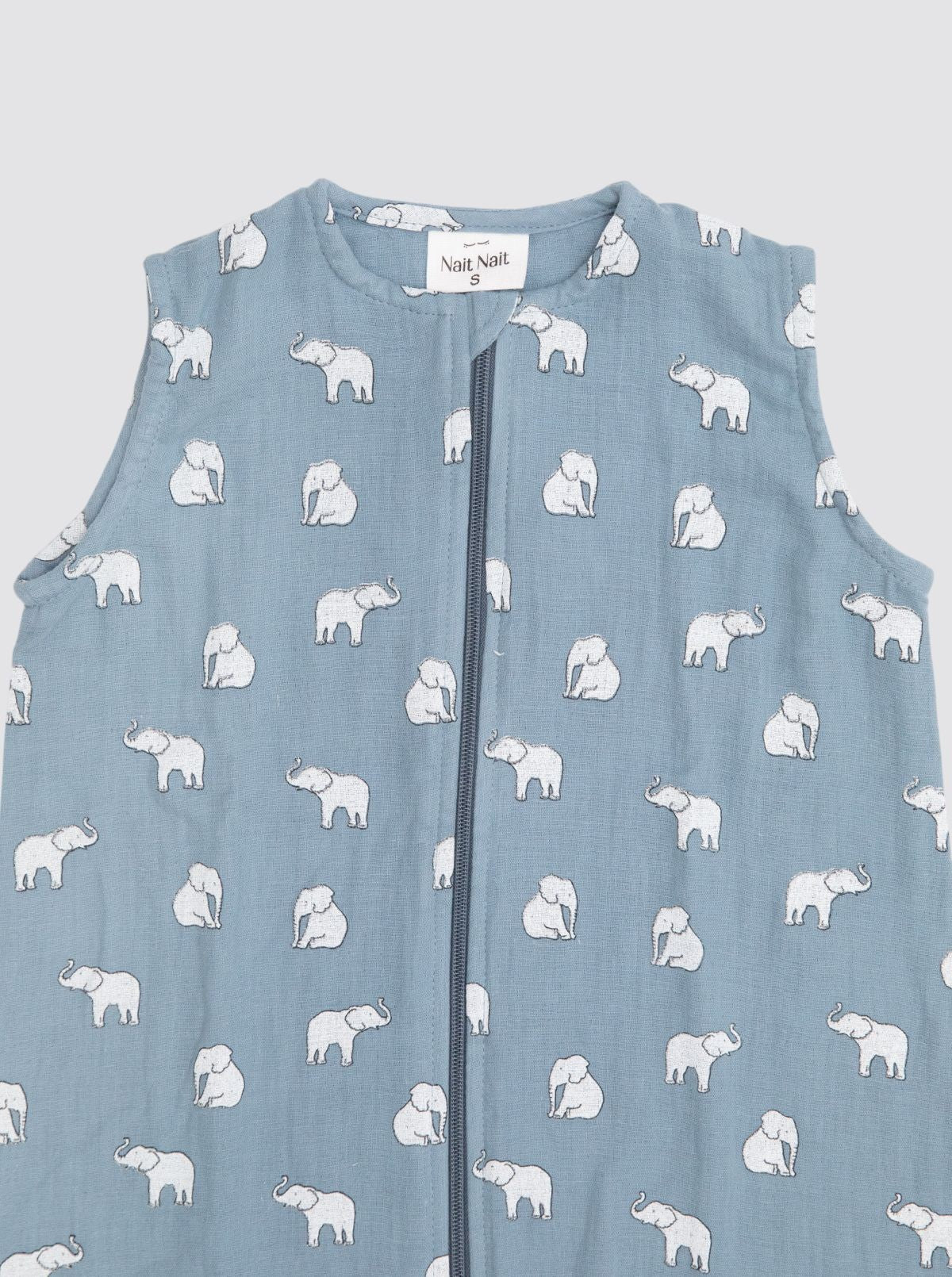 Saco Burbuja Bambula Azul Elefantes - Image 2