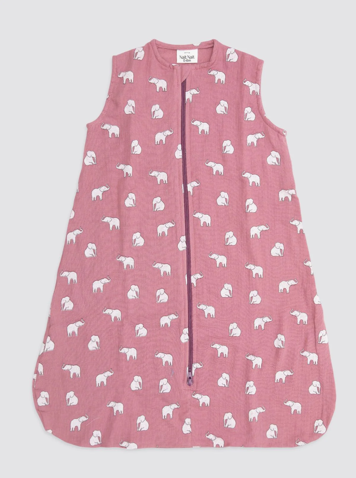 Saco Burbuja Bambula Rosa Elefantes