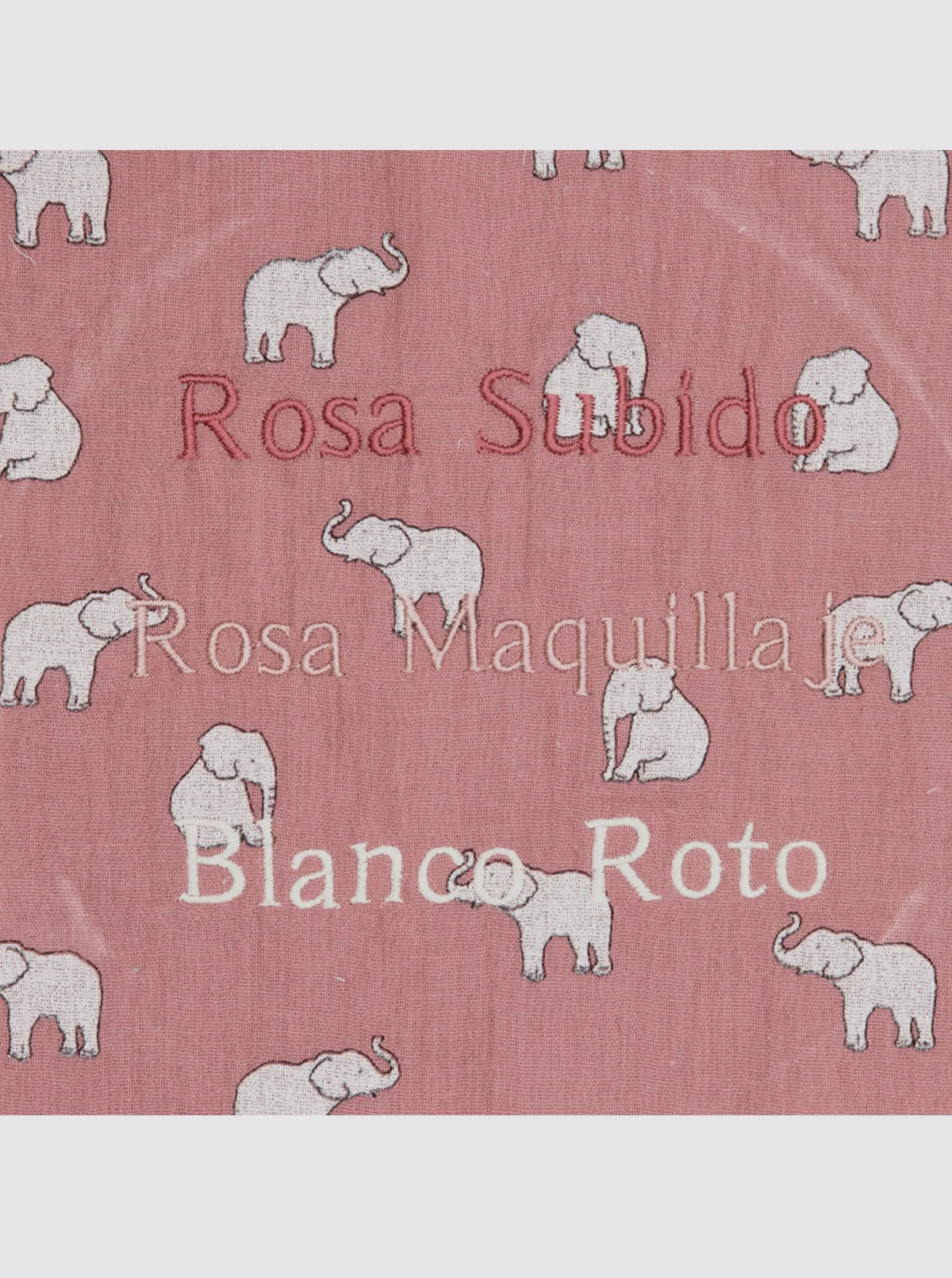 Saco Burbuja Bambula Rosa Elefantes - Image 3